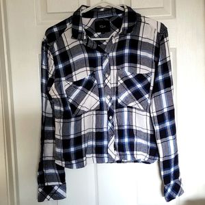 Rails Crop Long Sleeve Top